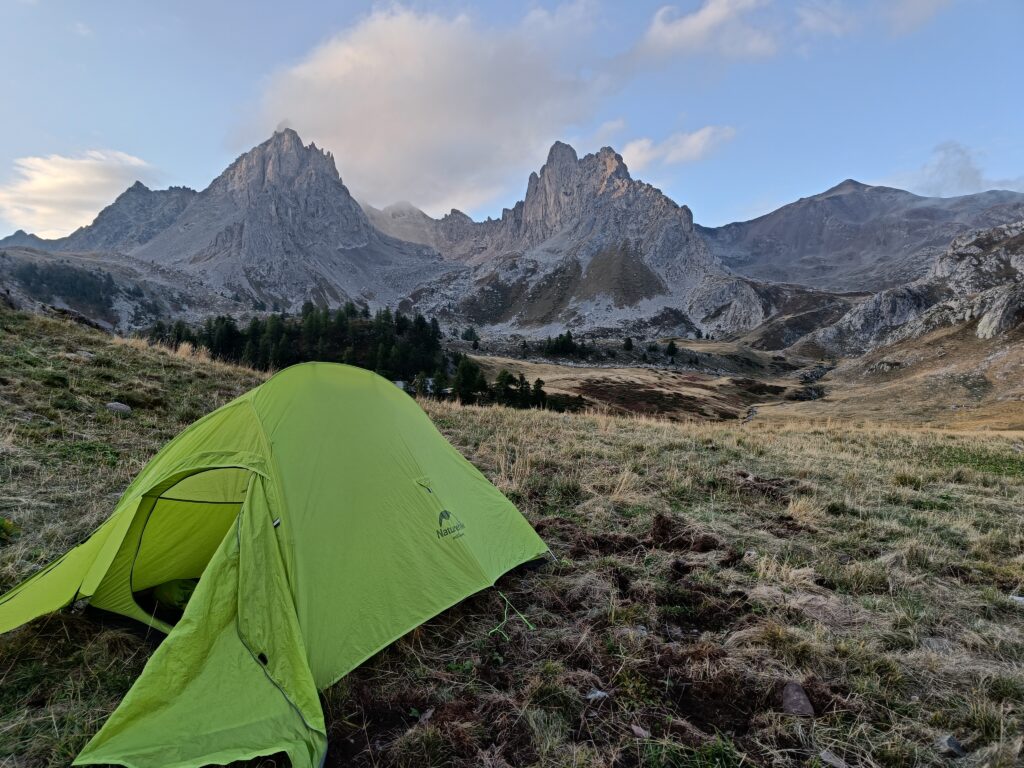 Premier emplacement de bivouac